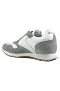 Julia Grey Suede White Nylon