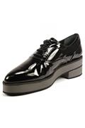 Palomitas Black Patent Leather Grey Gum Outsole