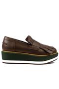 Illinois Riga Green Low Brown Leather