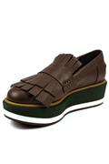 Illinois Riga Green Low Brown Leather
