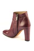 Zip Ankle Boots Red Barolo