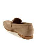 Moccasin Taupe Soft Suede Unlined