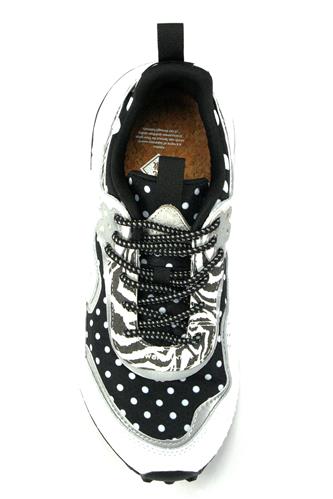 Kotetsu Suede Nylon Multi Pois Black White Silver