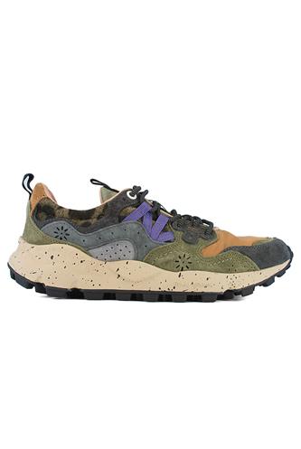 Yamano 3 Animalier Jacquard Dark Grey Anthracite Suede Mud Nylon, FLOWER MOUNTAIN