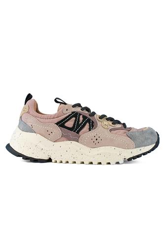 Solin Grey Suede Dove Nylon, FLOWER MOUNTAIN