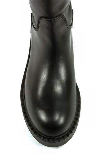 High Boot Black Soft Leather