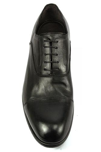 Lace-Up Soft Oxyde Black Leather