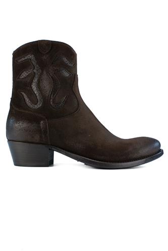 National Ebony Brown Aged Suede, PANTANETTI