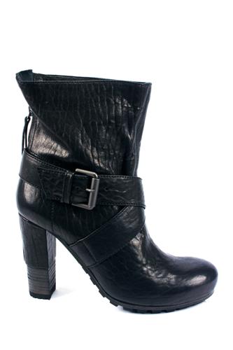 Ankle Boots Black Leather, VIC MATIE