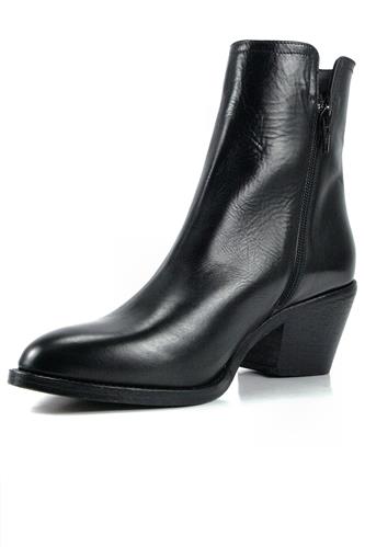 Ankle Boot Black Crepuscolo Leather