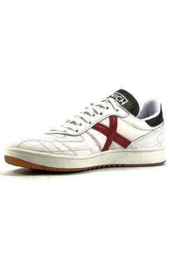 Orion Winter Canvas White Leather Red Black