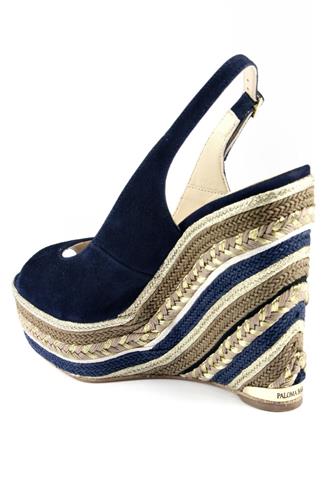 Paloma Barcelo Blue Navy Suede