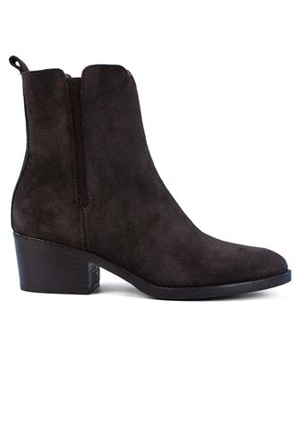 Velour Brown Suede Double Elastic Band, DUCCIO DEL DUCA