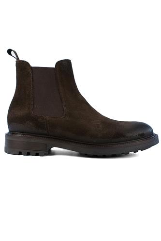 Ankle Boot Brown Washed Suede, CERBERO