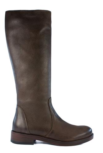 High Vintage Boot Brown Leather, LATIKA