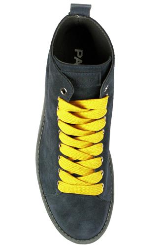 P01 Cobalt Suede Grey Yellow Laces