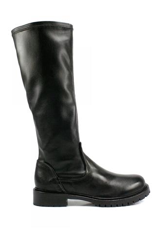 Boot Black Elastic Leather, OASI