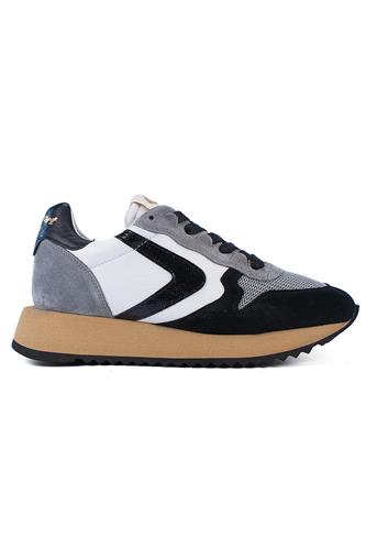 Magic Heritage Viper Black White Suede Leather Grey Cordura, VALSPORT