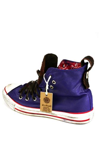 Vintage Sneakers Python Brown Purple